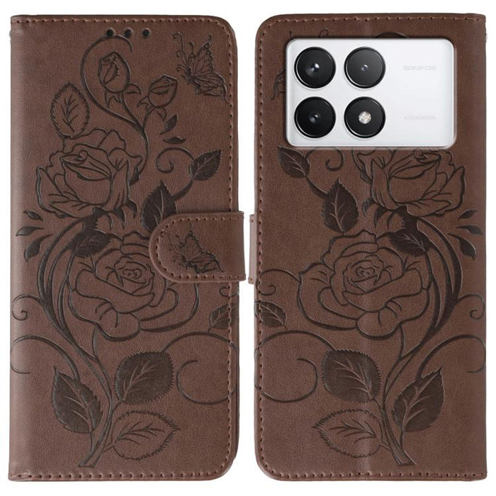 Funda de teléfono de piel con relieve de mariposa rosa, For Redmi 15C 5G / 4G EU 173mm, For Redmi 15 5G Global / 15 4G SEA, For Redmi 15 5G / 4G EU 171mm, For Redmi 15C 5G / 4G Global 171mm, For Redmi Turbo 4 Pro 5G / Poco F7                           ...