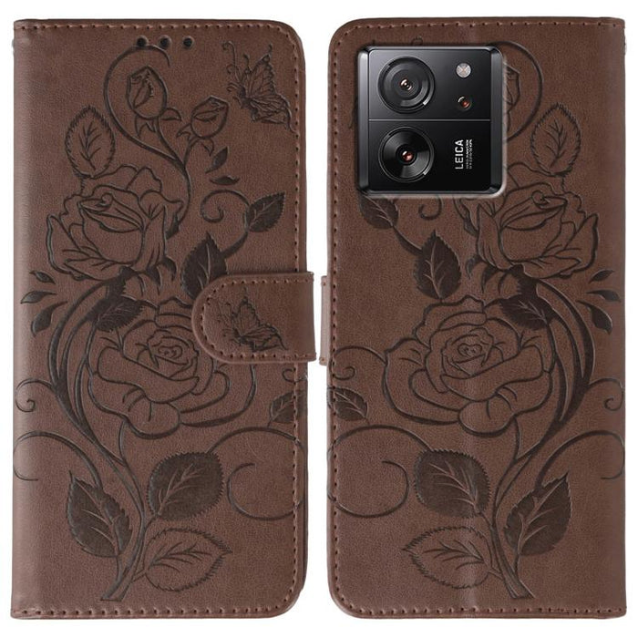 Funda de teléfono de piel con relieve de mariposa rosa, For Redmi 15C 5G / 4G EU 173mm, For Redmi 15 5G Global / 15 4G SEA, For Redmi 15 5G / 4G EU 171mm, For Redmi 15C 5G / 4G Global 171mm, For Redmi Turbo 4 Pro 5G / Poco F7                           ...