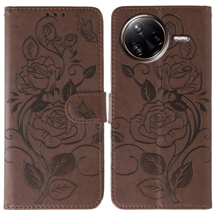 Funda de teléfono de piel con relieve de mariposa rosa, For Redmi 15C 5G / 4G EU 173mm, For Redmi 15 5G Global / 15 4G SEA, For Redmi 15 5G / 4G EU 171mm, For Redmi 15C 5G / 4G Global 171mm, For Redmi Turbo 4 Pro 5G / Poco F7                           ...