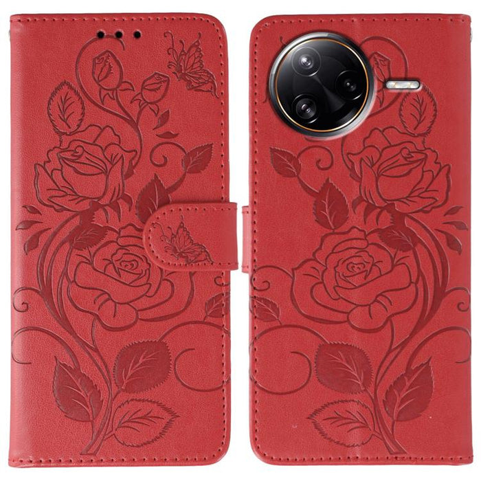 Funda de teléfono de piel con relieve de mariposa rosa, For Redmi 15C 5G / 4G EU 173mm, For Redmi 15 5G Global / 15 4G SEA, For Redmi 15 5G / 4G EU 171mm, For Redmi 15C 5G / 4G Global 171mm, For Redmi Turbo 4 Pro 5G / Poco F7                           ...