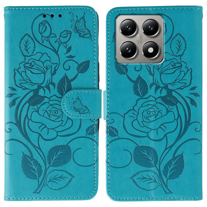 Funda de teléfono de piel con relieve de mariposa rosa, For Redmi 15C 5G / 4G EU 173mm, For Redmi 15 5G Global / 15 4G SEA, For Redmi 15 5G / 4G EU 171mm, For Redmi 15C 5G / 4G Global 171mm, For Redmi Turbo 4 Pro 5G / Poco F7                           ...