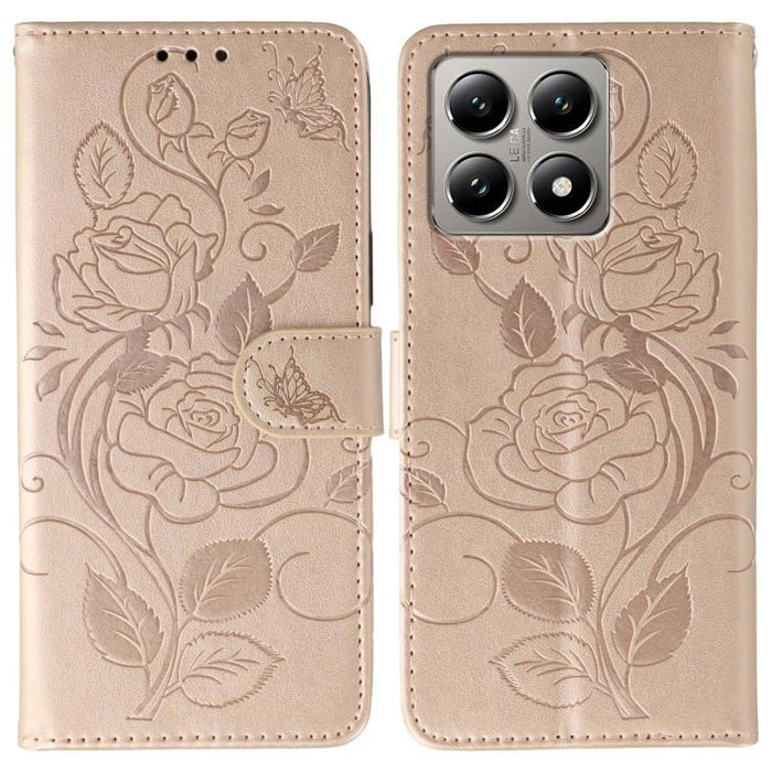 Funda de teléfono de piel con relieve de mariposa rosa, For Redmi 15C 5G / 4G EU 173mm, For Redmi 15 5G Global / 15 4G SEA, For Redmi 15 5G / 4G EU 171mm, For Redmi 15C 5G / 4G Global 171mm, For Redmi Turbo 4 Pro 5G / Poco F7                           ...