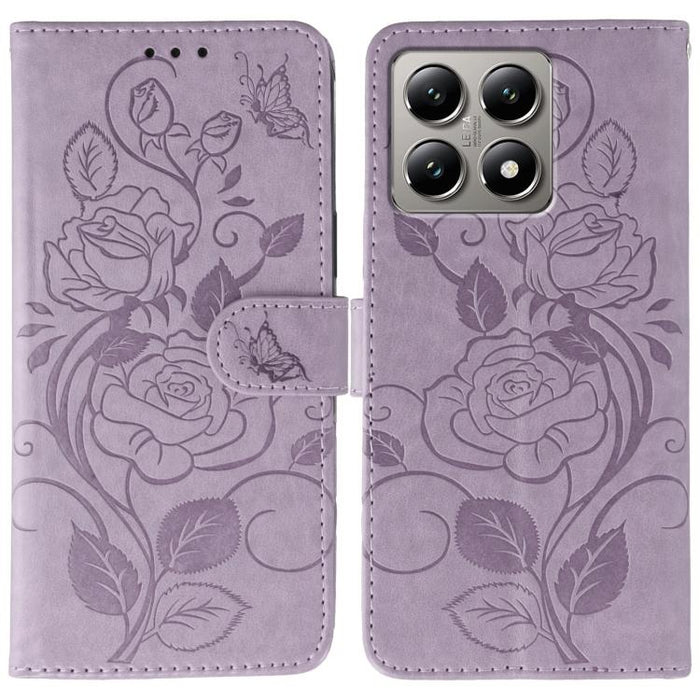 Funda de teléfono de piel con relieve de mariposa rosa, For Redmi 15C 5G / 4G EU 173mm, For Redmi 15 5G Global / 15 4G SEA, For Redmi 15 5G / 4G EU 171mm, For Redmi 15C 5G / 4G Global 171mm, For Redmi Turbo 4 Pro 5G / Poco F7                           ...