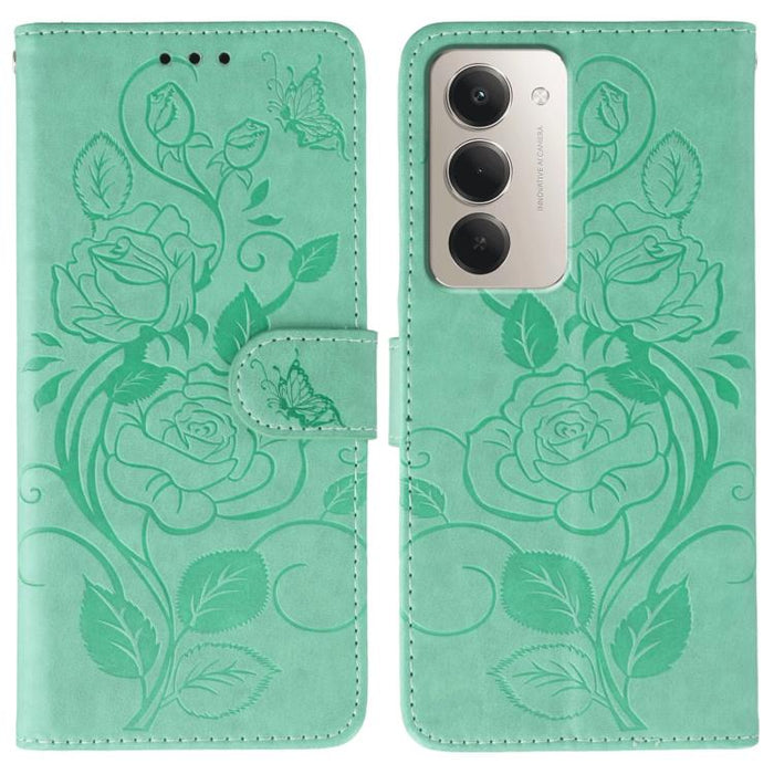 Funda de teléfono de piel con relieve de mariposa rosa, For Redmi 15C 5G / 4G EU 173mm, For Redmi 15 5G Global / 15 4G SEA, For Redmi 15 5G / 4G EU 171mm, For Redmi 15C 5G / 4G Global 171mm, For Redmi Turbo 4 Pro 5G / Poco F7                           ...