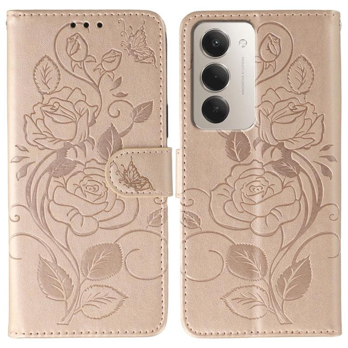 Funda de teléfono de piel con relieve de mariposa rosa, For Redmi 15C 5G / 4G EU 173mm, For Redmi 15 5G Global / 15 4G SEA, For Redmi 15 5G / 4G EU 171mm, For Redmi 15C 5G / 4G Global 171mm, For Redmi Turbo 4 Pro 5G / Poco F7                           ...