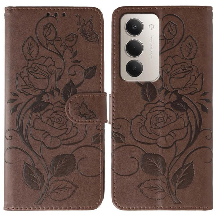 Funda de teléfono de piel con relieve de mariposa rosa, For Redmi 15C 5G / 4G EU 173mm, For Redmi 15 5G Global / 15 4G SEA, For Redmi 15 5G / 4G EU 171mm, For Redmi 15C 5G / 4G Global 171mm, For Redmi Turbo 4 Pro 5G / Poco F7                           ...