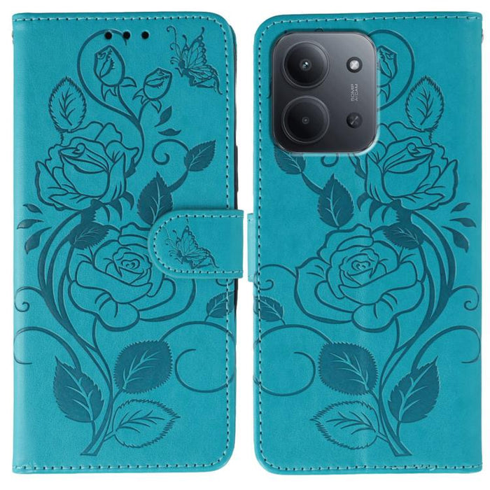 Funda de teléfono de piel con relieve de mariposa rosa, For Redmi 15C 5G / 4G EU 173mm, For Redmi 15 5G Global / 15 4G SEA, For Redmi 15 5G / 4G EU 171mm, For Redmi 15C 5G / 4G Global 171mm, For Redmi Turbo 4 Pro 5G / Poco F7                           ...