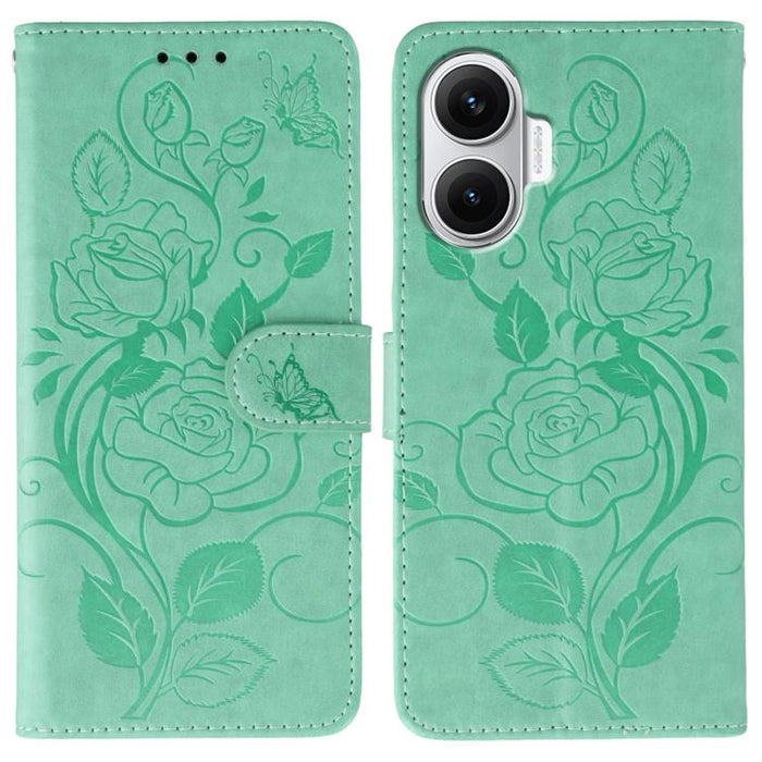 Funda de teléfono de piel con relieve de mariposa rosa, For Redmi 15C 5G / 4G EU 173mm, For Redmi 15 5G Global / 15 4G SEA, For Redmi 15 5G / 4G EU 171mm, For Redmi 15C 5G / 4G Global 171mm, For Redmi Turbo 4 Pro 5G / Poco F7                           ...