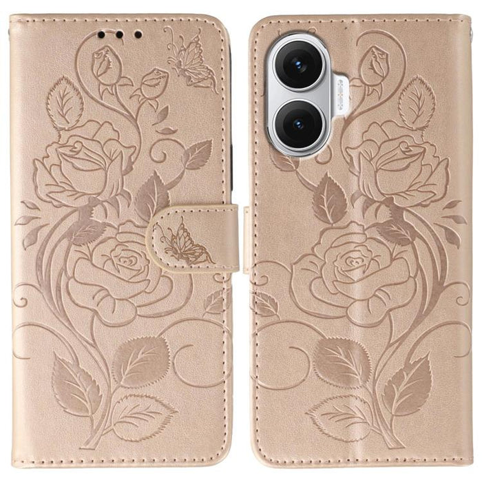 Funda de teléfono de piel con relieve de mariposa rosa, For Redmi 15C 5G / 4G EU 173mm, For Redmi 15 5G Global / 15 4G SEA, For Redmi 15 5G / 4G EU 171mm, For Redmi 15C 5G / 4G Global 171mm, For Redmi Turbo 4 Pro 5G / Poco F7                           ...