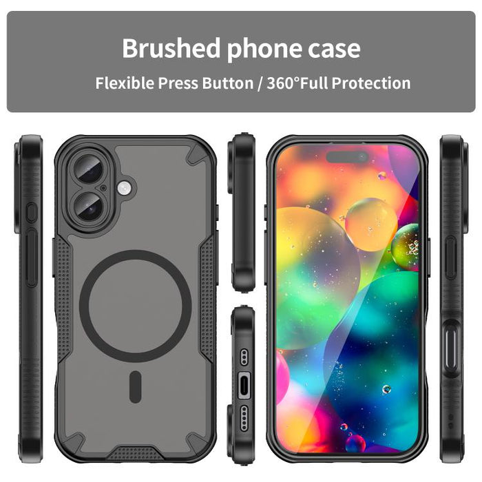 Armor Glaze MagSafe Magnetic Phone Case, For iPhone 17e / 16e, For iPhone 17 Pro Max, For iPhone 17 Pro, For iPhone 17, For iPhone Air