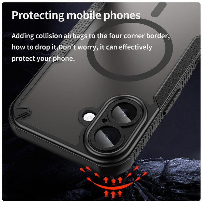 Armor Glaze MagSafe Magnetic Phone Case, For iPhone 17e / 16e, For iPhone 17 Pro Max, For iPhone 17 Pro, For iPhone 17, For iPhone Air
