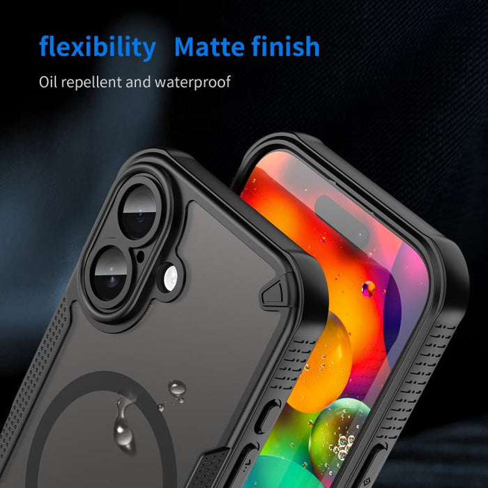 Armor Glaze MagSafe Magnetic Phone Case, For iPhone 17e / 16e, For iPhone 17 Pro Max, For iPhone 17 Pro, For iPhone 17, For iPhone Air
