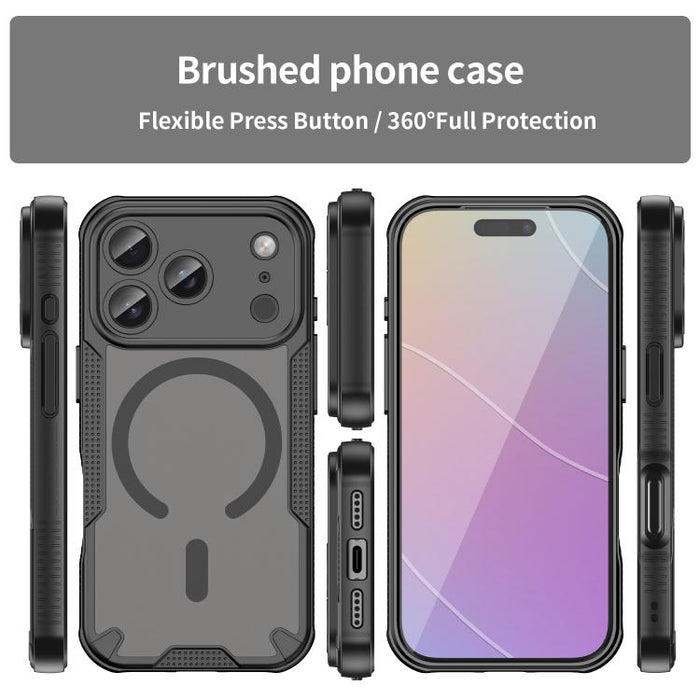Armor Glaze MagSafe Magnetic Phone Case, For iPhone 17e / 16e, For iPhone 17 Pro Max, For iPhone 17 Pro, For iPhone 17, For iPhone Air