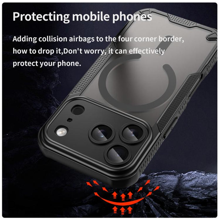 Armor Glaze MagSafe Magnetic Phone Case, For iPhone 17e / 16e, For iPhone 17 Pro Max, For iPhone 17 Pro, For iPhone 17, For iPhone Air