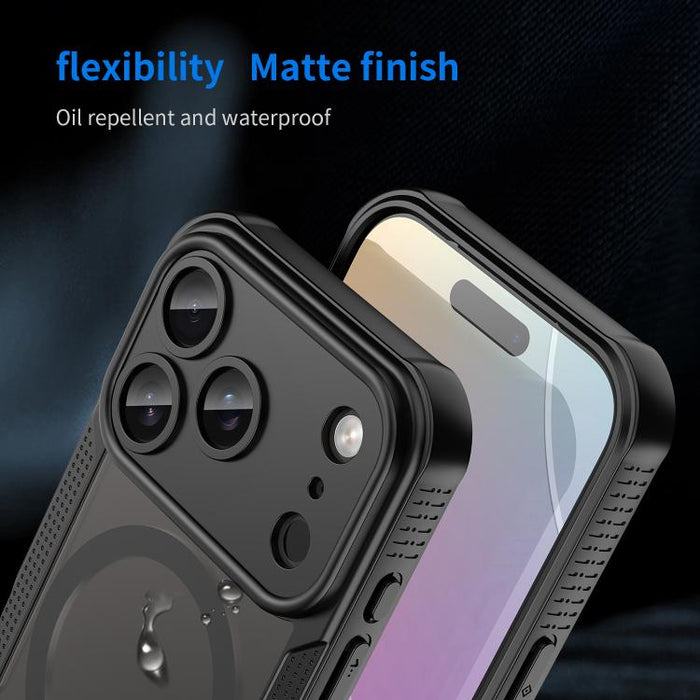 Armor Glaze MagSafe Magnetic Phone Case, For iPhone 17e / 16e, For iPhone 17 Pro Max, For iPhone 17 Pro, For iPhone 17, For iPhone Air