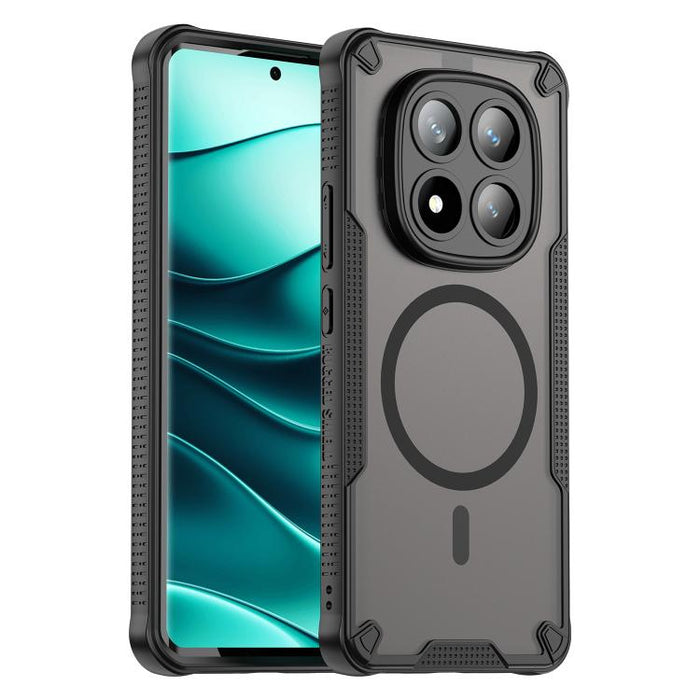 Funda magnética para teléfono Armor Glaze MagSafe, For Redmi Note 15 Pro+ 5G 163.3mm / Poco M8 Pro, For Redmi Note 15 4G / 5G Global 164mm, For Redmi Note 15 Pro 5G Global 163.6mm, For Redmi Note 14 5G Global, For Redmi Note 14 Pro+ 5G                 ...