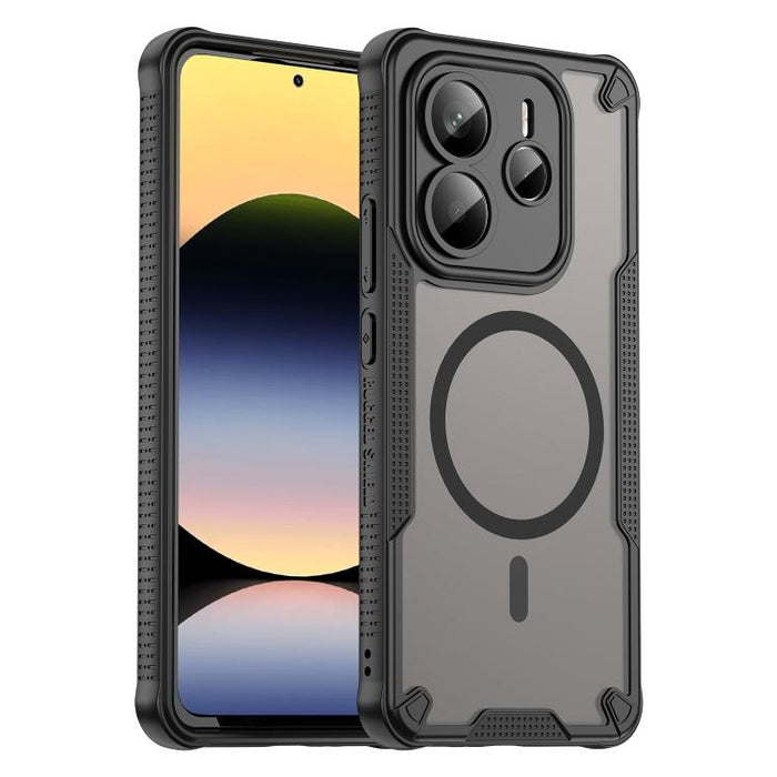 Funda magnética para teléfono Armor Glaze MagSafe, For Redmi Note 15 Pro+ 5G 163.3mm / Poco M8 Pro, For Redmi Note 15 4G / 5G Global 164mm, For Redmi Note 15 Pro 5G Global 163.6mm, For Redmi Note 14 5G Global, For Redmi Note 14 Pro+ 5G                 ...