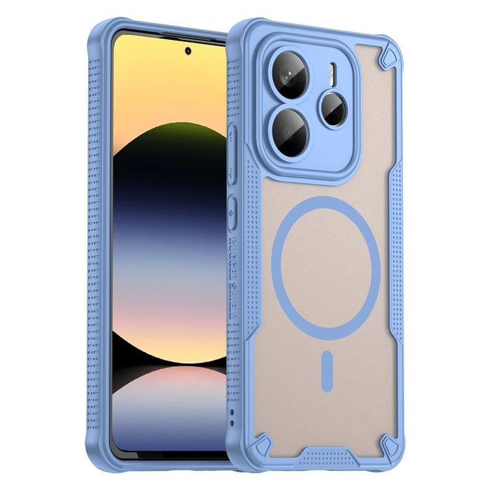Funda magnética para teléfono Armor Glaze MagSafe, For Redmi Note 15 Pro+ 5G 163.3mm / Poco M8 Pro, For Redmi Note 15 4G / 5G Global 164mm, For Redmi Note 15 Pro 5G Global 163.6mm, For Redmi Note 14 5G Global, For Redmi Note 14 Pro+ 5G                 ...