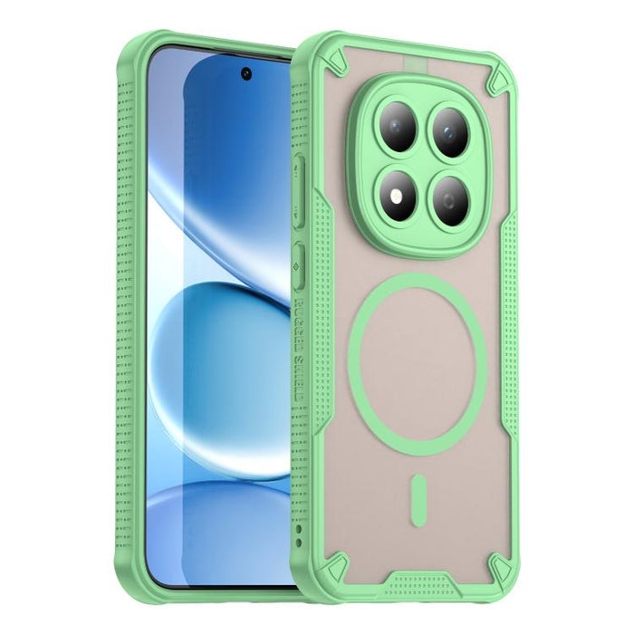 Funda magnética para teléfono Armor Glaze MagSafe, For Redmi Note 15 Pro+ 5G 163.3mm / Poco M8 Pro, For Redmi Note 15 4G / 5G Global 164mm, For Redmi Note 15 Pro 5G Global 163.6mm, For Redmi Note 14 5G Global, For Redmi Note 14 Pro+ 5G                 ...