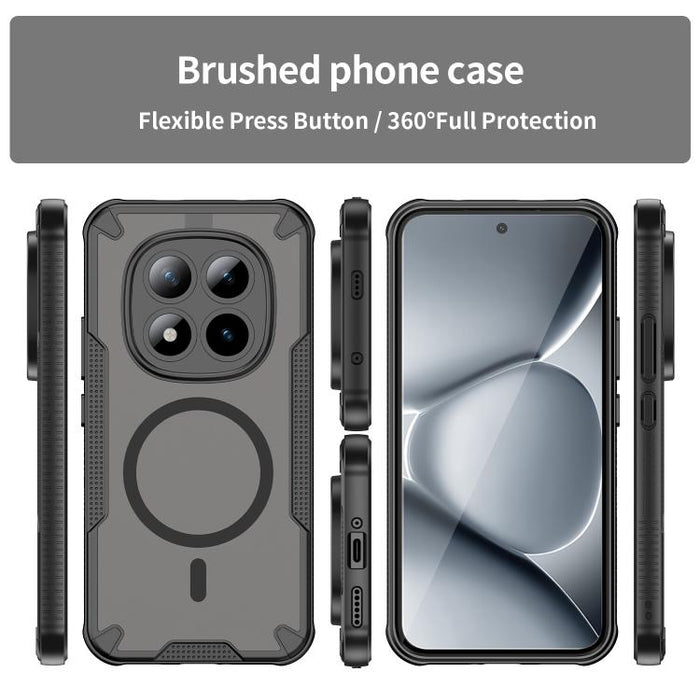 Funda magnética para teléfono Armor Glaze MagSafe, For Redmi Note 15 Pro+ 5G 163.3mm / Poco M8 Pro, For Redmi Note 15 4G / 5G Global 164mm, For Redmi Note 15 Pro 5G Global 163.6mm, For Redmi Note 14 5G Global, For Redmi Note 14 Pro+ 5G                 ...
