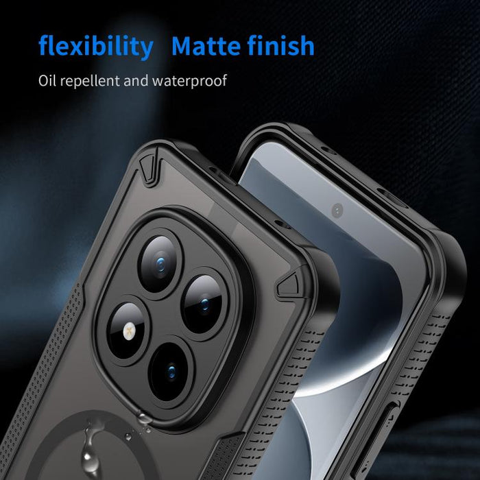 Funda magnética para teléfono Armor Glaze MagSafe, For Redmi Note 15 Pro+ 5G 163.3mm / Poco M8 Pro, For Redmi Note 15 4G / 5G Global 164mm, For Redmi Note 15 Pro 5G Global 163.6mm, For Redmi Note 14 5G Global, For Redmi Note 14 Pro+ 5G                 ...