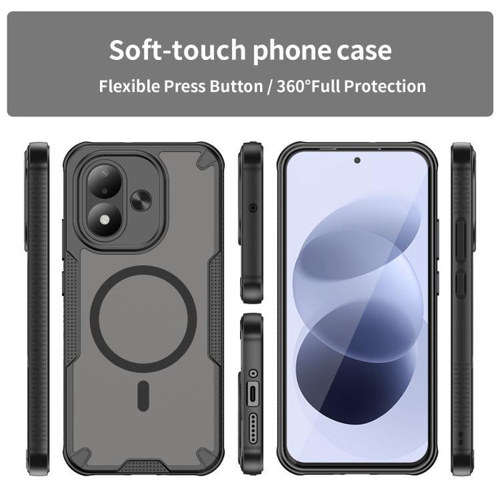 Funda magnética para teléfono Armor Glaze MagSafe, For Redmi Note 15 Pro+ 5G 163.3mm / Poco M8 Pro, For Redmi Note 15 4G / 5G Global 164mm, For Redmi Note 15 Pro 5G Global 163.6mm, For Redmi Note 14 5G Global, For Redmi Note 14 Pro+ 5G                 ...