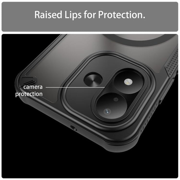 Funda magnética para teléfono Armor Glaze MagSafe, For Redmi Note 15 Pro+ 5G 163.3mm / Poco M8 Pro, For Redmi Note 15 4G / 5G Global 164mm, For Redmi Note 15 Pro 5G Global 163.6mm, For Redmi Note 14 5G Global, For Redmi Note 14 Pro+ 5G                 ...