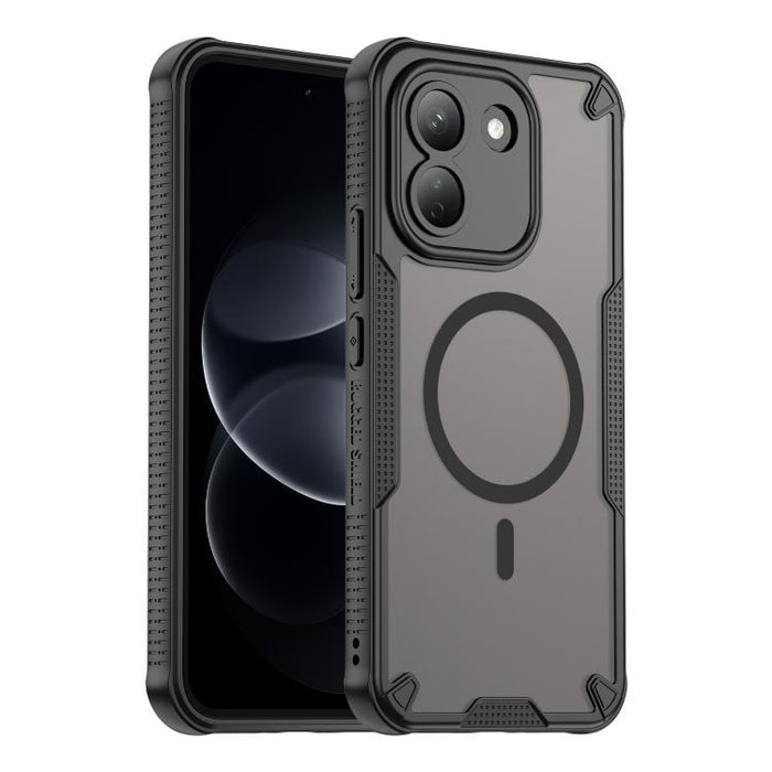 Funda magnética para teléfono Armor Glaze MagSafe, For Redmi Note 15 Pro+ 5G 163.3mm / Poco M8 Pro, For Redmi Note 15 4G / 5G Global 164mm, For Redmi Note 15 Pro 5G Global 163.6mm, For Redmi Note 14 5G Global, For Redmi Note 14 Pro+ 5G                 ...