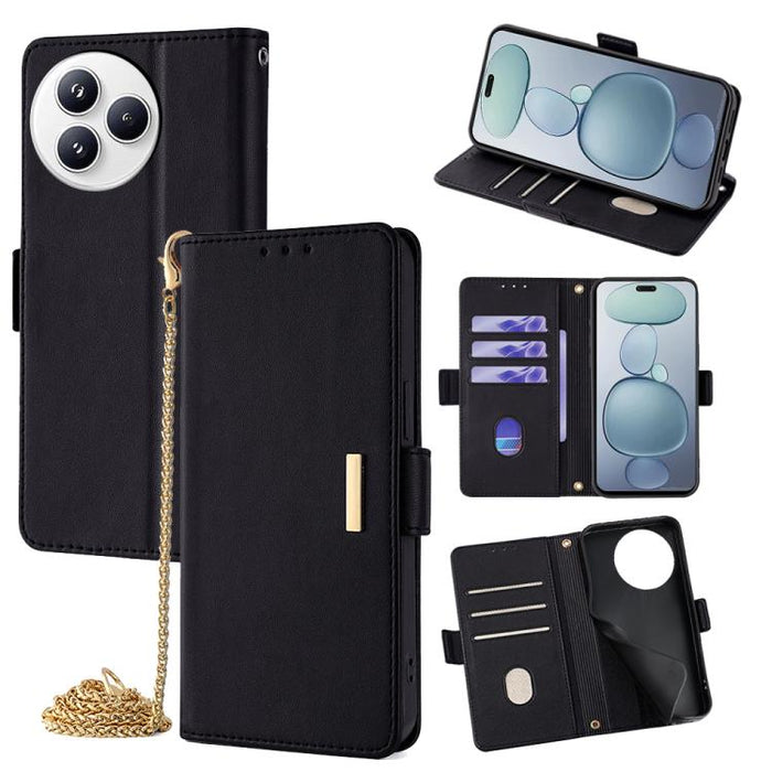 Funda de cuero para teléfono con cadena cruzada, For Xiaomi 17 Pro Max, For Xiaomi 17, For Xiaomi Civi 5 Pro 5G, For Xiaomi 15 Ultra