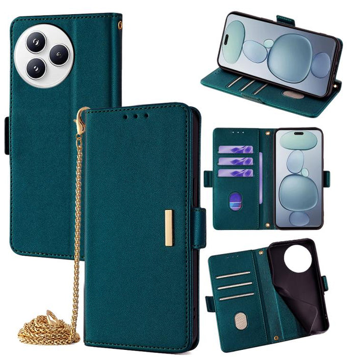 Funda de cuero para teléfono con cadena cruzada, For Xiaomi 17 Pro Max, For Xiaomi 17, For Xiaomi Civi 5 Pro 5G, For Xiaomi 15 Ultra
