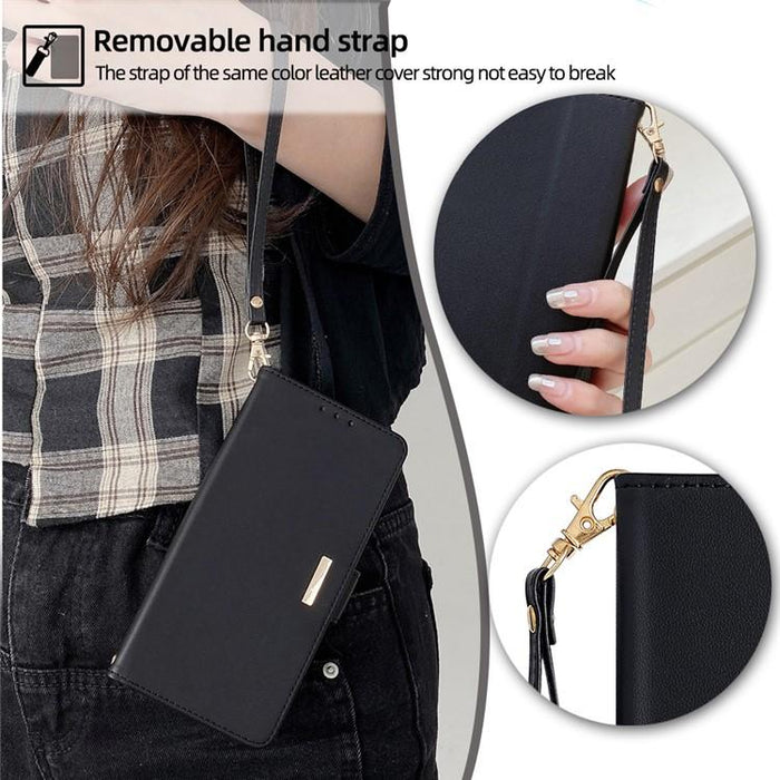 Funda de cuero para teléfono con cadena cruzada, For Xiaomi 17 Pro Max, For Xiaomi 17, For Xiaomi Civi 5 Pro 5G, For Xiaomi 15 Ultra