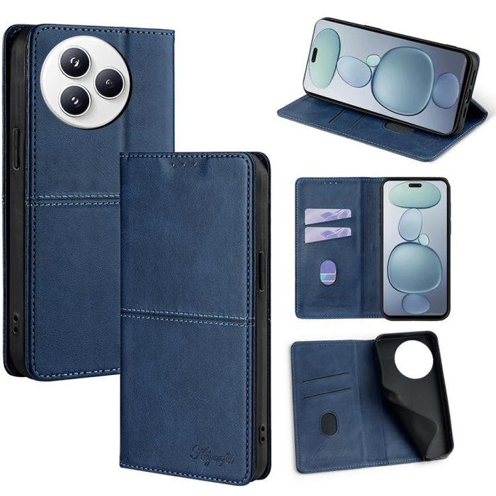 Funda magnética para teléfono de cuero con textura de vaca, For Xiaomi 17 Pro Max, For Xiaomi 17 Pro, For Xiaomi 17, For Xiaomi Civi 5 Pro 5G, For Xiaomi 15 Ultra