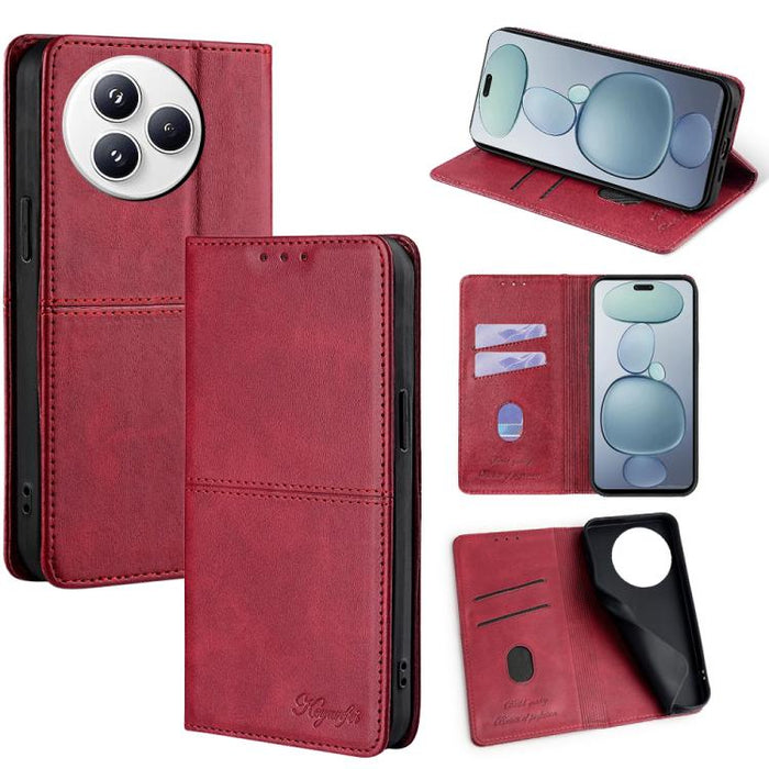 Funda magnética para teléfono de cuero con textura de vaca, For Xiaomi 17 Pro Max, For Xiaomi 17 Pro, For Xiaomi 17, For Xiaomi Civi 5 Pro 5G, For Xiaomi 15 Ultra
