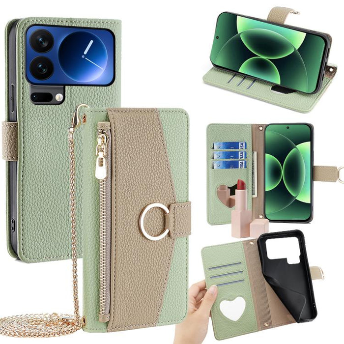Funda para teléfono de piel con textura de lichi cruzada, For Xiaomi 17 Pro Max, For Xiaomi 17 Pro, For Xiaomi 17, For Xiaomi Civi 5 Pro 5G, For Xiaomi 15 Ultra