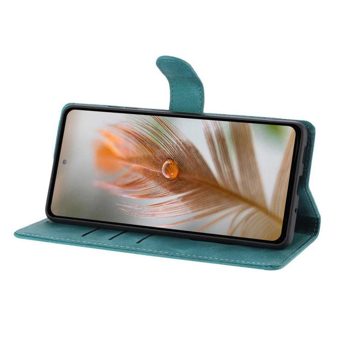 Funda para teléfono de piel sintética con relieve de plumas y tacto suave, For Redmi K90, For Redmi K90 Pro Max, For Redmi 15C 5G / 4G EU 173mm, For Redmi 15 5G / 4G EU 171mm, For Redmi 15C 5G / 4G Global 171mm, For Redmi A5 4G 173.3mm                 ...