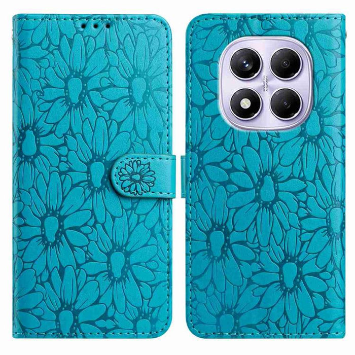 Funda de teléfono de cuero con relieve de margarita, For Redmi K90 Pro Max / Poco F8 Ultra, For Redmi K90 / Poco F8 Pro, For Redmi 15C 5G / 4G EU 173mm, For Redmi 15 5G / 4G EU 171mm, For Redmi 15C 5G / 4G Global 171mm, For Redmi A5 4G 173.3mm         ...