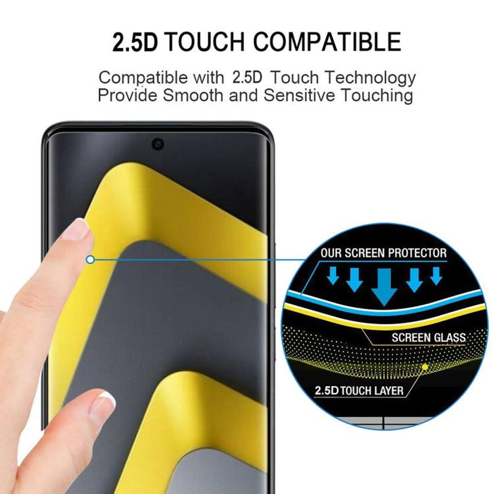 25 láminas de vidrio templado 3D con borde curvo para pantalla completa, For Xiaomi Poco M8 Pro 5G, For Xiaomi Poco M8 5G, For Xiaomi Poco F7