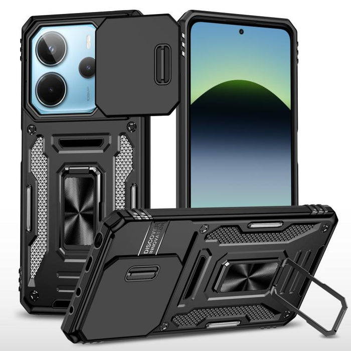 Funda protectora híbrida de PC y TPU para teléfono móvil, For Redmi Note 15 Pro+ 5G Global 163.3mm, For Redmi Note 15 Global 4G / 5G 164mm, For Redmi Note 15 Pro 5G Global 163.6mm, For Redmi 15 5G / 4G EU 171mm, For Redmi 15C 5G / 4G Global 171mm      ...