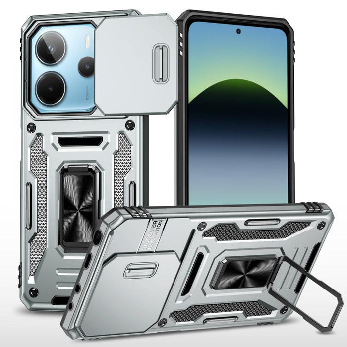Funda protectora híbrida de PC y TPU para teléfono móvil, For Redmi Note 15 Pro+ 5G Global 163.3mm, For Redmi Note 15 Global 4G / 5G 164mm, For Redmi Note 15 Pro 5G Global 163.6mm, For Redmi 15 5G / 4G EU 171mm, For Redmi 15C 5G / 4G Global 171mm      ...
