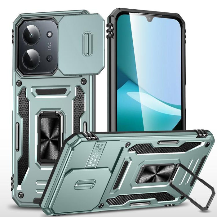 Funda protectora híbrida de PC y TPU para teléfono móvil, For Redmi Note 15 Pro+ 5G Global 163.3mm, For Redmi Note 15 Global 4G / 5G 164mm, For Redmi Note 15 Pro 5G Global 163.6mm, For Redmi 15 5G / 4G EU 171mm, For Redmi 15C 5G / 4G Global 171mm      ...