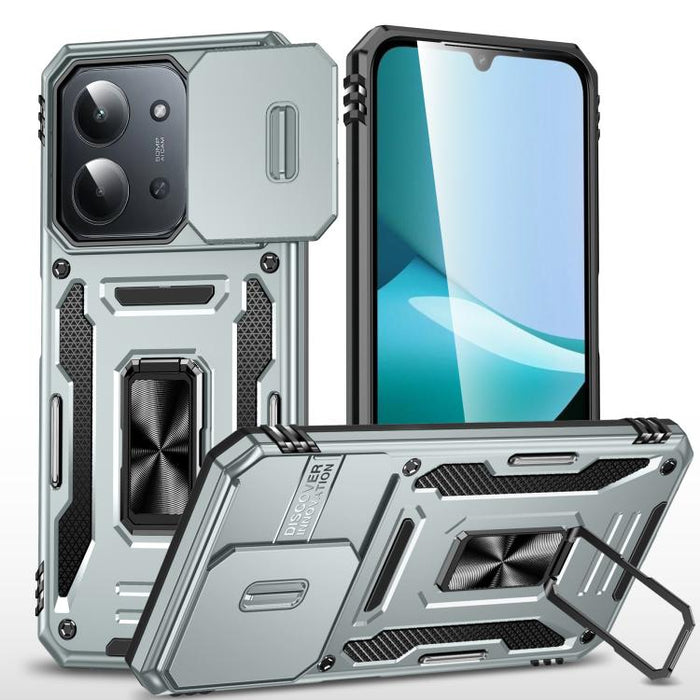 Funda protectora híbrida de PC y TPU para teléfono móvil, For Redmi Note 15 Pro+ 5G Global 163.3mm, For Redmi Note 15 Global 4G / 5G 164mm, For Redmi Note 15 Pro 5G Global 163.6mm, For Redmi 15 5G / 4G EU 171mm, For Redmi 15C 5G / 4G Global 171mm      ...
