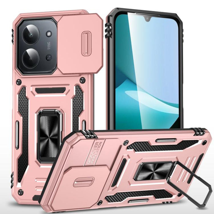 Funda protectora híbrida de PC y TPU para teléfono móvil, For Redmi Note 15 Pro+ 5G Global 163.3mm, For Redmi Note 15 Global 4G / 5G 164mm, For Redmi Note 15 Pro 5G Global 163.6mm, For Redmi 15 5G / 4G EU 171mm, For Redmi 15C 5G / 4G Global 171mm      ...