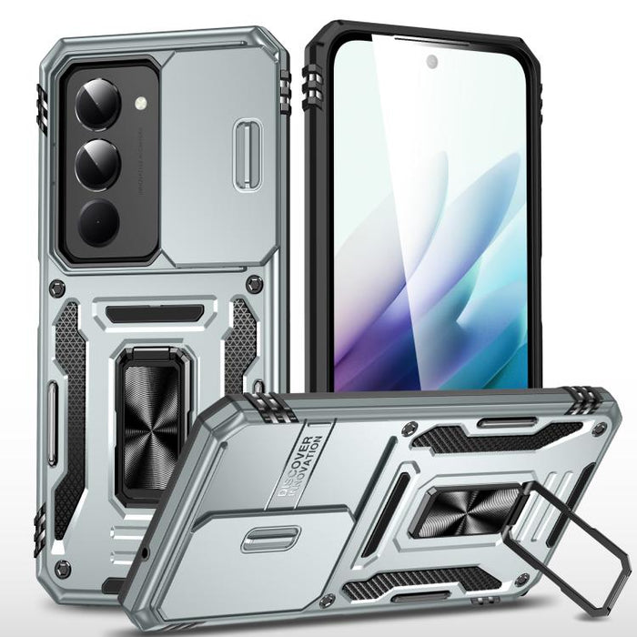 Funda protectora híbrida de PC y TPU para teléfono móvil, For Redmi Note 15 Pro+ 5G Global 163.3mm, For Redmi Note 15 Global 4G / 5G 164mm, For Redmi Note 15 Pro 5G Global 163.6mm, For Redmi 15 5G / 4G EU 171mm, For Redmi 15C 5G / 4G Global 171mm      ...