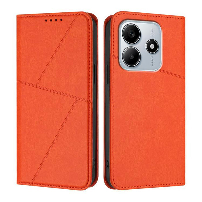 Funda magnética resistente de cuero mate con tapa para teléfono, For Redmi Note 14 4G 163.25mm, For Redmi 14C 4G / 14R 5G / A4 5G, For Redmi A3 Pro, For Redmi Note 14 5G, For Redmi Note 14 Pro+, For Redmi K70 Ultra, For Redmi 13 4G / 5G                ...