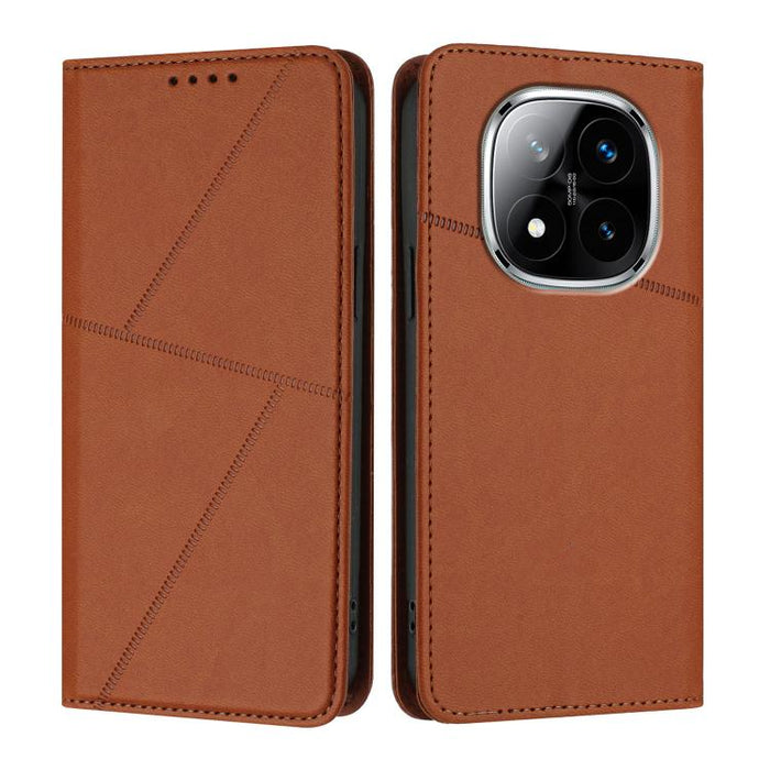 Funda magnética resistente de cuero mate con tapa para teléfono, For Redmi Note 14 4G 163.25mm, For Redmi 14C 4G / 14R 5G / A4 5G, For Redmi A3 Pro, For Redmi Note 14 5G, For Redmi Note 14 Pro+, For Redmi K70 Ultra, For Redmi 13 4G / 5G                ...