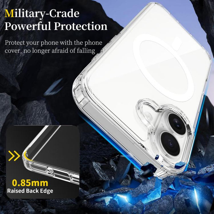 Scratchproof PC Hybrid TPU Magsafe Phone Case, For iPhone 17 Pro Max, For iPhone 17 Pro, For iPhone 17, For iPhone Air