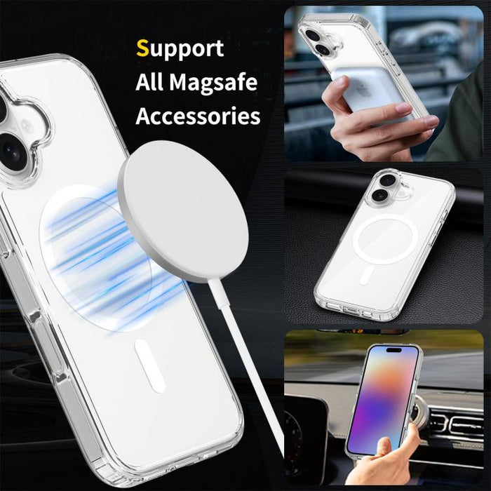 Scratchproof PC Hybrid TPU Magsafe Phone Case, For iPhone 17 Pro Max, For iPhone 17 Pro, For iPhone 17, For iPhone Air