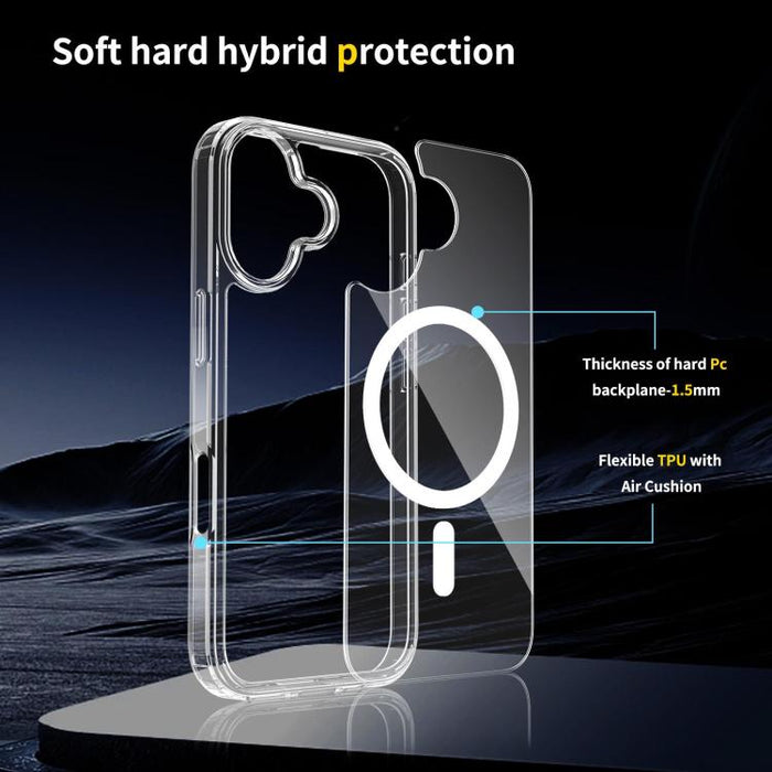Scratchproof PC Hybrid TPU Magsafe Phone Case, For iPhone 17 Pro Max, For iPhone 17 Pro, For iPhone 17, For iPhone Air