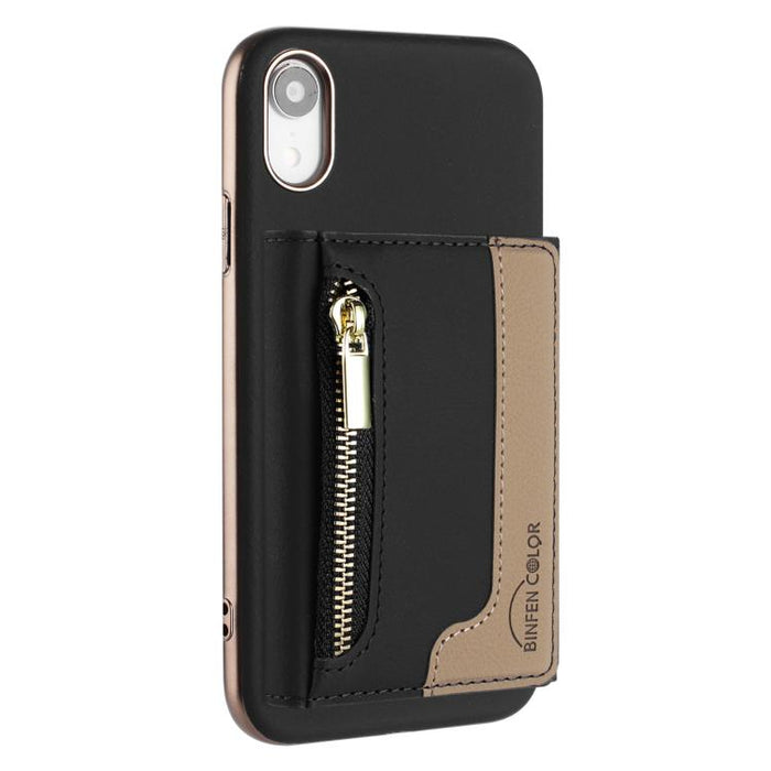 Zipper Horizontal Magnetic Card Bag RFID MagSafe Phone Case, For iPhone 12 / 12 Pro, For iPhone 11 Pro Max, For iPhone 11, For iPhone 11 Pro, For iPhone XR, For iPhone 8 Plus / 7 Plus, For iPhone 8 / 7 / 6