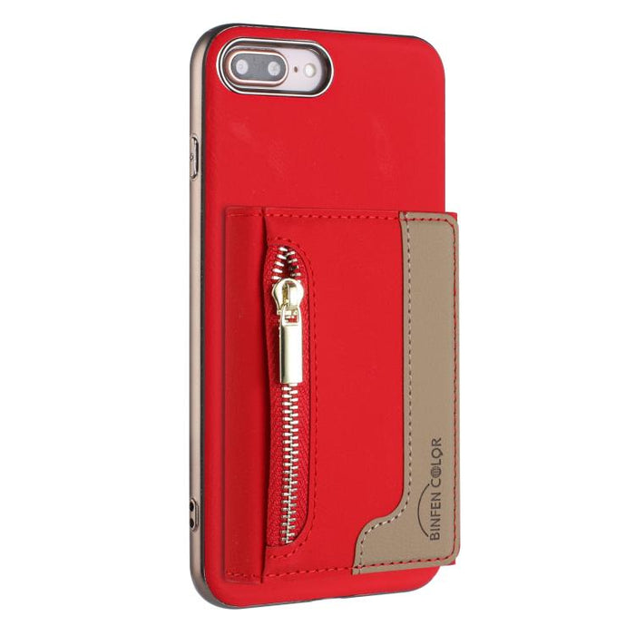 Zipper Horizontal Magnetic Card Bag RFID MagSafe Phone Case, For iPhone 12 / 12 Pro, For iPhone 11 Pro Max, For iPhone 11, For iPhone 11 Pro, For iPhone XR, For iPhone 8 Plus / 7 Plus, For iPhone 8 / 7 / 6